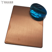 Couleur de cuivre de bonne qualité 304 hl plaque en acier inoxydable laminé à froid à la porte
