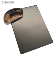 Prix ​​en gros de la couleur noire 304 plaque en acier inoxydable laminé à froid à froid pour escalier